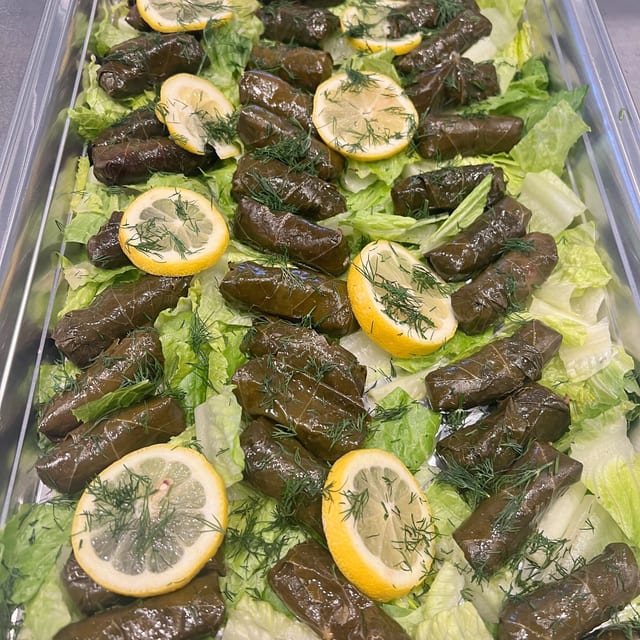 Stuffed Grape Leaves.