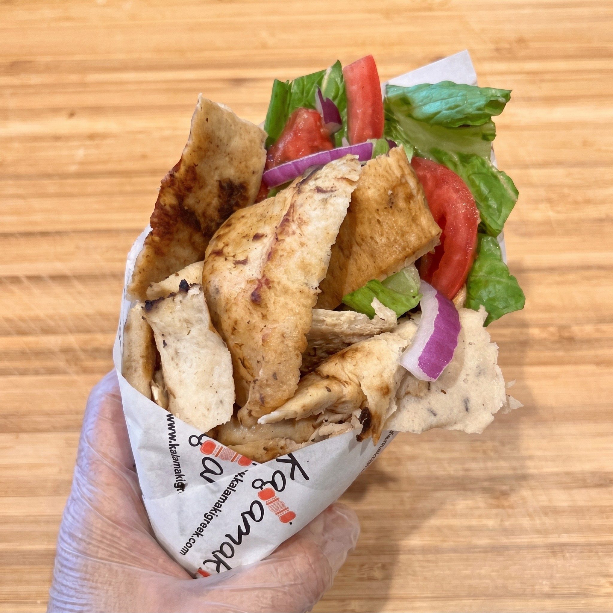 Chicken Yeero Pita.