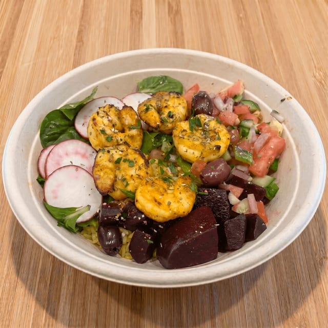 Lemon Shrimp Bowl.