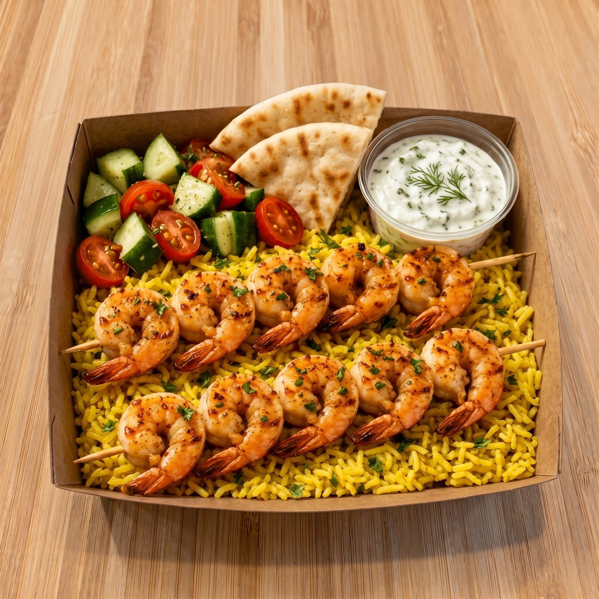 Shrimp Protein Box.