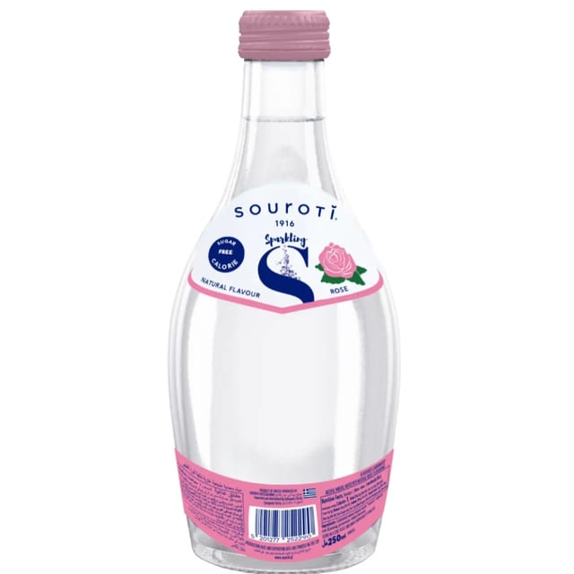 Sparkling Rose Water (250mL bottle).