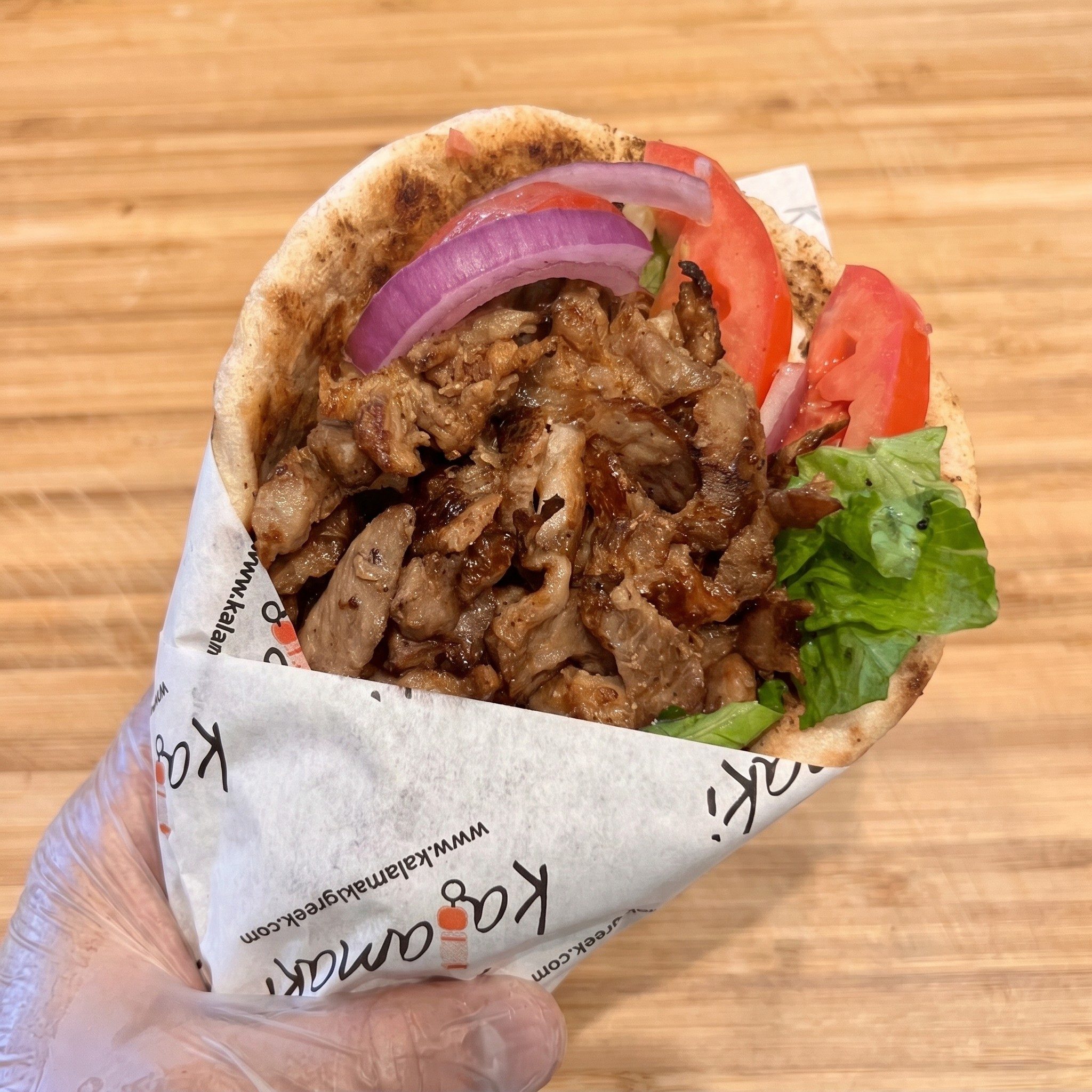Pork Yeero Pita.