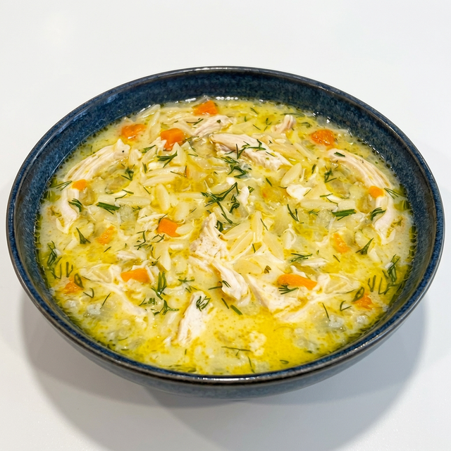 Avgolemono Soup.