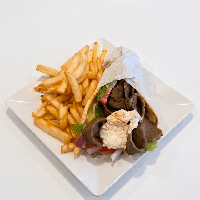 Lunch Classic Pita + 1 side.