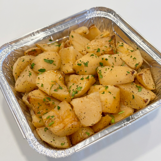 Roast Lemon Potatoes.
