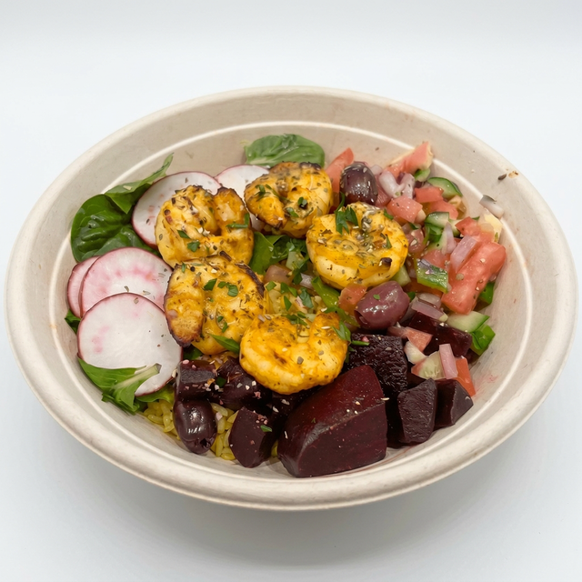 Lemon Shrimp Bowl.
